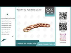 F00VC17503 Rondelle en cuivre d'injecteur F00V C17 503 Calotte en cuivre F 00v C17 503 Taille 7.5*15*1.5mm