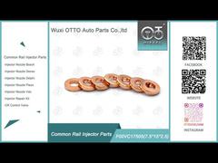 Rondelle en cuivre pour injecteur Common Rail F00vc17505 (F 00V C17 505) Calage en cuivre F00V C17 505 (7.1*15*2.5)