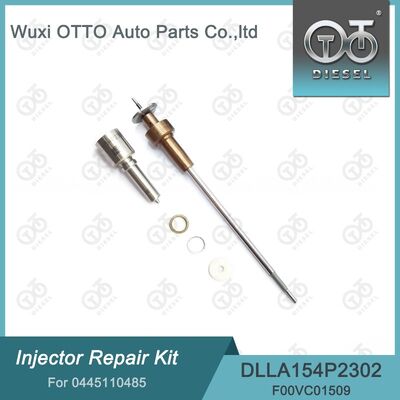 0445110485 Kit de réparation d'injecteur en acier rapide comprenant buse DLLA154P2302 et soupape F00VC01509