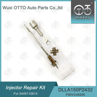 Kit de réparation d'injecteurs 0445110614 Incluant buse DLLA150P2432 et vanne F00VC01200 Pour pièces FIAT