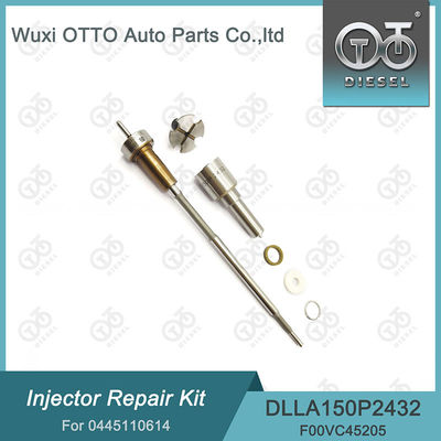 Kit de réparation d'injecteurs 0445110614 Incluant buse DLLA150P2432 et vanne F00VC01200 Pour pièces FIAT