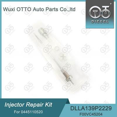 0445110520 Kit de réparation d'injecteurs Bosch avec buse DLLA139P2229 et soupape F00VC45204
