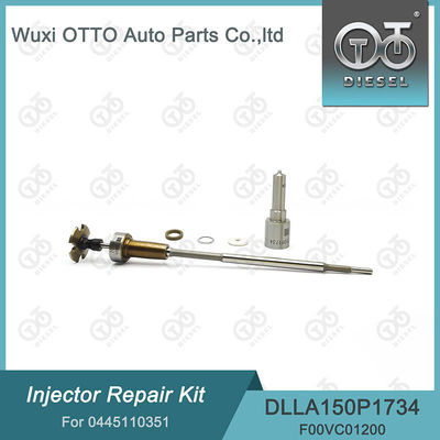 Kit de réparation d'injecteurs diesel pour injecteurs 0445110351 avec buse DLLA150P1734