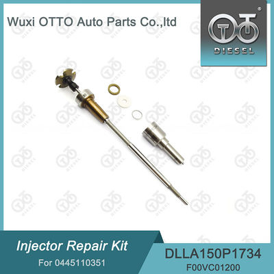 Kit de réparation d'injecteurs diesel pour injecteurs 0445110351 avec buse DLLA150P1734