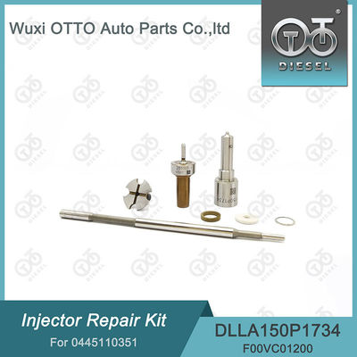 Kit de réparation d'injecteurs diesel pour injecteurs 0445110351 avec buse DLLA150P1734