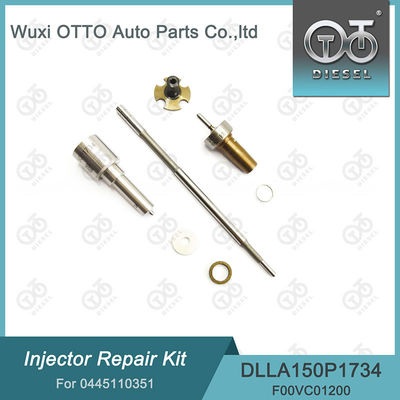 Kit de réparation d'injecteurs diesel pour injecteurs 0445110351 avec buse DLLA150P1734