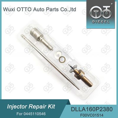 Kits de réparation de révision des injecteurs de carburant diesel pour injecteurs 0445110546 Buse DLLA160P2380