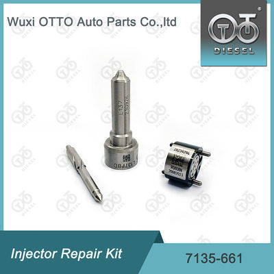 Kit de réparation d'injecteur Kit buse-valve 7135-661 avec buse L137PBD et 1 sac avec moules en plastique