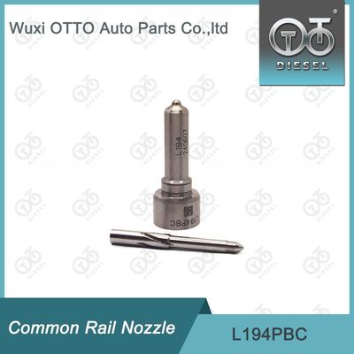 Nozzle de rail commun Delphi en acier à grande vitesse L194PBC pour BEBE4D24003 avec finition en argent