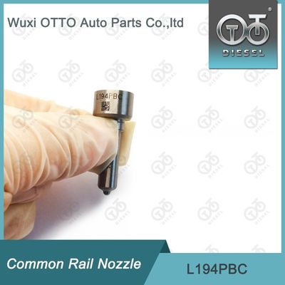 Nozzle de rail commun Delphi en acier à grande vitesse L194PBC pour BEBE4D24003 avec finition en argent