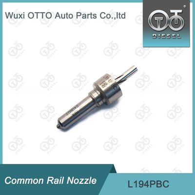 Nozzle de rail commun Delphi en acier à grande vitesse L194PBC pour BEBE4D24003 avec finition en argent