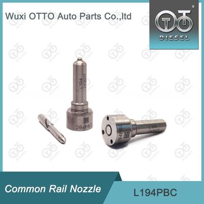 Nozzle de rail commun Delphi en acier à grande vitesse L194PBC pour BEBE4D24003 avec finition en argent
