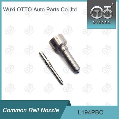 Nozzle de rail commun Delphi en acier à grande vitesse L194PBC pour BEBE4D24003 avec finition en argent