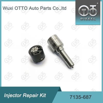 Kit de soupape de buse 7135-687 Kit de réparation d'injecteur avec buse L434PRH et soupape 28309994