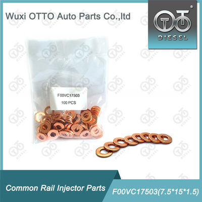 F00VC17503 Injector Copper Washer F00V C17 503 Copper Shim F 00v C17 503 Size 7.5*15*1.5mm