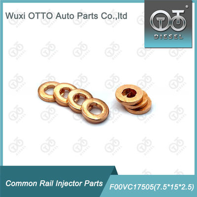 High-speed Steel Common Rail Injector Copper Washer F00VC17505 Shim 7.5*15*2.5mm ISO9001 Certified