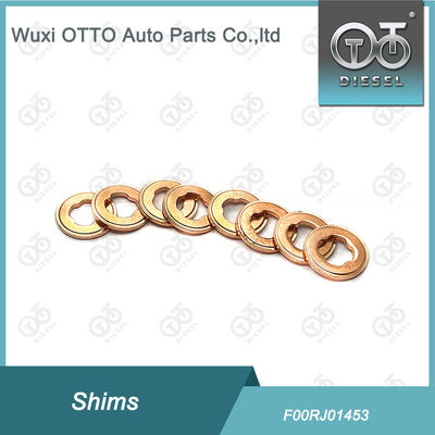 100PCS Common Rail Injector Shim F00RJ01453 Copper Washer F 00R J01 453
