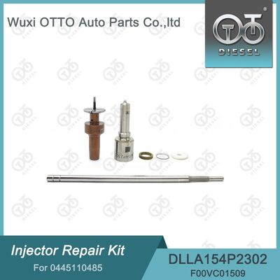 0445110485 Kit de réparation d'injecteur en acier rapide comprenant buse DLLA154P2302 et soupape F00VC01509