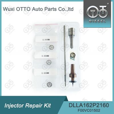 Kit de réparation d'injecteur Bosch pour 0445110369/646/647 avec buse DLLA162P2160 et vanne de commande F00VC01502.
