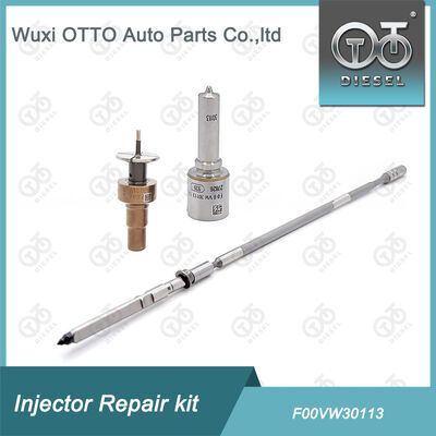 Kit de réparation d'injecteur à rampe commune F00VW30113, comprend un capuchon de Valve T614 pour injecteur 0445110583/584/338002F610