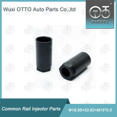 Noix d'injecteur de rail commun en acier à grande vitesse, taille Φ16.95×33.82×M15*0.5