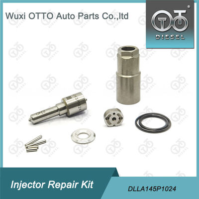 Kit de réparation d'injecteur diesel Denso avec injecteur DLLA145P1024 pour modèle 23670-0L010 en acier rapide